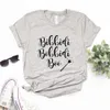 Bibbidi Bobbidi Boo T -shirt Print vrouwen T -shirts Casual grappig voor Lady Yong Girl Top