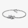 Shooting Star Double Chain Charming Bracelet Women Designer Jewelry DIY fit Pandora Style