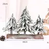 Decorações de Natal Pinheiro Artificial Árvore Branca Mini Ornamento Decoração de Parques de Desktop da Desktop