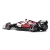 Diecast Model Car Bburago 1 43 Alfa Romeo Racing Team C42 #24 Guanyu Zhou #77 Valtteri Bottas Alloy Die Cast Toy Collection 221103