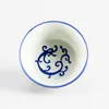 Bowls 4.5inch Vintage Ceramic Bowl Blue And White Porcelain Rice Chinese Tableware Thicken Dinnerware Ramen Decor Crafts