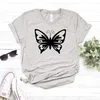 Papillon femmes t-shirt décontracté Hipster T-shirt drôle dame Yong haut pour fille t-shirt goutte