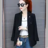 Women's Suits Women's Jacket Blazer 2022 Korean Fashion Long Sleeve Autumn Slim Office Elegant Leisure Suit Ladies Top