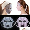 Autres outils de soins de la peau Porte-masque réutilisable Sile pour masques en feuille Hydratant pour le visage Er Empêcher l'évaporation Beauté Soins de la peau Too Dhrdu
