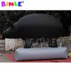 palloncini gonfiabili di maiale di colore nero di grandi dimensioni pubblicitari su misura con logo per l'apertura del negozio