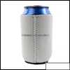 Andere barproducten Barware keuken dineren home tuinneopreen blanco witte koeler 12oz voor sublimatie bierfles koozie kan sl otymz