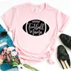 Mam￣e impress￣o feminina casual camiseta engra￧ada para Yong Lady Girl Top Tee