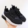 2021KIDS 270 Infants Toddler Running Shoes Blackout Win Allocholor Air Cushion Eneress Boys Girls Trainers Black Stingray Kids Sports Sneakers 25-35