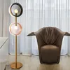 Lampy podłogowe nordyckie minimalistyczne szklane szklane lampa LED nowoczesna sypialnia nocna salon wystrój domu sofa narożna światło stałe