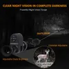 Hunting Trail Cameras Megaorei 4 Night Vision Scope Hunting Camera Portable Rear Sight Add on Attachment 1080p HD 4X Digital Zoom 3719125