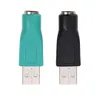 Praktische USB 2.0 Male voor PS2 vrouwelijke kabelconnectoradapteromzetter voor computers Laptop Notebooks Toetsenbordmuis