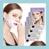 Autres outils de soins de la peau Elaimei Masque facial de style boucle d'oreille en forme de V 3D Vline Lifting Raffermissant Visage Serrer la joue du menton Réduire les poches 4 Dhumz