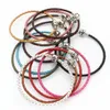 Braccialetti con ciondoli Seialoy Pelle intrecciata per donna Uomo Fibbia placcata Accessori per cuoio capelluto Marchi originali Bracciale Bangle Regali Drop Delive Smtuy