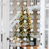 Dekoracje świąteczne 1m papier o płatkach śniegu girlandy sztuczne płatki śniegu laserowe sztandarki świąteczne drzewo na ozdoby imprezowe w domu