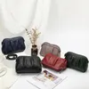 Sacos da noite Wmnuo 2023 Bolsa Mulheres Real Vaca Couro Simples Plissado 2 Alça de Ombro Crossbody Messenger Senhoras Bolsas Macias de Alta Qualidade