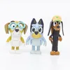 Super fofo Brouilly PVC Figuras de ação 12 Styles Puppies têm articulações móveis Figura Figura Toys de cachorro