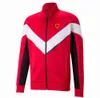 Tuta da corsa di Formula 1 2021 personalizzata squadra di auto f1 giacca a maniche lunghe con cerniera soft shell autunno e inverno più sport maglione caldo in velluto