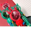 1pc Home Decor Elk Merry Christmas Xmas Boy Santa Claus Ballpoint Pen Ten Color Stationery