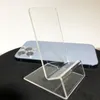 Household Sundries Mobile phone counter tray display stand transparent acrylic bracket LK360