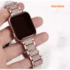 Diamant Edelstahl -Watchband -Bänder kompatible Apple Watchbänder 44 mm/45 mm 44 mm 42 mm Metall Rugged Protector Deckungs Stoßfänger für die IWatch -Serie 8/7/5/5/4/SE Männer