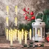 Andere Home Garden LED Electronic Candle met timer op afstand op afstand batterij bediende flikkerende vlam bruiloft verjaardag decoratie kerstboom 221102