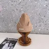 Sonbahar/Kış Tasarımcısı Beanie Çift Moda Şapkası Kedi Kulak Kristal Yazı Baskı Bonnet