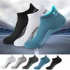 Men's Socks 5Pairs High Quality Men Ankle Breathable Cotton Sports Mesh Casual Athletic Summer Thin Cut Short Sokken Size 38-44