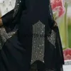 Etniska kläder MD 2022 Eid Mubarak Abaya Dubai Turkiet Muslim Hijab Dress Women Crystal Luxury Kimono Cardigan Plus Size Djellaba Femme