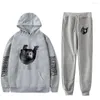 Sweats à capuche pour hommes Imprimer Little Nightmares Sweat-shirt Deux pièces Ensemble Sweat à capuche unisexe Pantalon de jogging Harajuku Streetwear Vêtements de mode Femmes Hommes