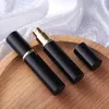 Refill Bottle Black Color 5ml 10ml Empty Bottles Mini Portable Refillable Perfume Atomizer Spray Container Cosmetic Bottles Support Logo Customized