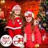 Вечеринка одолжение 2023 Рождественские очки украшения рамы P O реквизит снеговик подарки для вечеринок дети adt счастливая доставка доставки 2022 Home g dh6h1