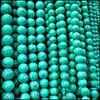Pietra 8 mm verde perline pietra naturale minerale di alta qualità rotondo sciolto palla dimensioni 6/8/10/12 mm gioielli fatti a mano braccialetto che fa fai da te goccia Deli Dh3Bw