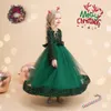 nosza sukienki dla dzieci Bożego Narodzenia księżniczka sukienka dla dzieci na imprezie noszenia sukni balowej sukienki dla dziewcząt cekin