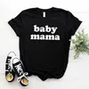 Baby Mama Print Damen Damen T-Shirt T-Shirt Casual Hipster Funny Lady Yong Girl