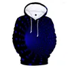 Sweats à capuche pour hommes unisexe impression 3D sweat graphique à manches longues pull en polyester avec poche pour garçon et fille TY66