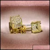 Другие другие серьги ювелирных изделий S925 Sier Sier Shirg Serging Fine 2 Carats FL Diamond 925 Bizuteria Orehini Gemstone Drop Delive 20 OTRJ4