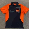 2021-F1 tuta da corsa a maniche corte serie Ricciardo squadra uniforme poliestere ad asciugatura rapida T-shirt girocollo può essere personalizzata