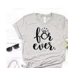 Forever Diamond Wedding Print T Shirt Women Womens T-shirt Hipster Funny Lady