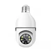 WiFi 360° Panoramic Bulb Camera 1080P Surveillance Camera Wireless Home Security Cameras Night Vision Two Way Audio Smart Motion Detection Monitor