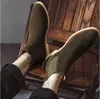 Челси сапоги официальные сапоги из искусственных замши высокого топа на низком каблуке с твердым цветом лодыжки удобная модная классическая любители бизнеса мужчины женщины