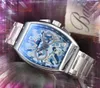Diseñador de lujo Moda clásica reloj de cuarzo grande Reloj de pulsera digital árabe segundo impermeable modelo superior multicolor Reloj de pulsera informal de negocios Orologio di lusso