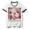 Magliette da uomo Lycoris Recoil Abbigliamento Abbigliamento uomo Y2k Vintage Anime Grunge Tshirt Graphic