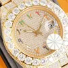 20235CNS Zegarek na rękę Diamond Mens Watch 42 mm Automatyczne mechaniczne diamenty RAZEL Watch Sapphire Wodoodporne na rękę zegarek na rękę Montre de lukse