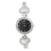 Armbanduhren Hohe Qualität Luxus Schmuck Damen Quarzuhr Kleid Mode Lässig Frauen Uhren Strass Armbänder O140 Weihnachten