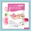 Autres outils de soins de la peau Efero Masque hydratant pour les mains Gants Outil de spa exfoliant Beauté Nourrir les soins de la peau 6 paires Drop Delivery 2022 He Dhalk