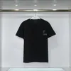 メンズカジュアルプリントクリエイティブTシャツソリッド通気性Tシャツスリムフィットクルーネック半袖男性ティーブラックホワイトグリーンメンズTシャツ＃412