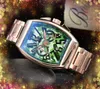 럭셔리 큰 다이얼 남성 시계 43mm 주 캘린더 스테인리스 스틸 캐주얼 비즈니스 아랍어 디지털 타이밍 두 번째 빛나는 쿼츠 럭셔리 인기있는 손목 시계 선물