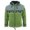 Herentruien Heren herfst en winter Zip Cardigan Sweater Lange mouw Hooded Dikke gebreide jas