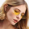 Солнцезащитные очки, роскошные солнцезащитные очки для глаз, оттенки для женщин, стимпанк, треугольные очки, кошка, брендовый дизайн, винтаж, 2022