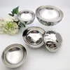 Bowls Chinese Style Rice Bowl Potable Stainless Steel Multi-functional Container Tray Sake In Varied Sizes Silver 1pc